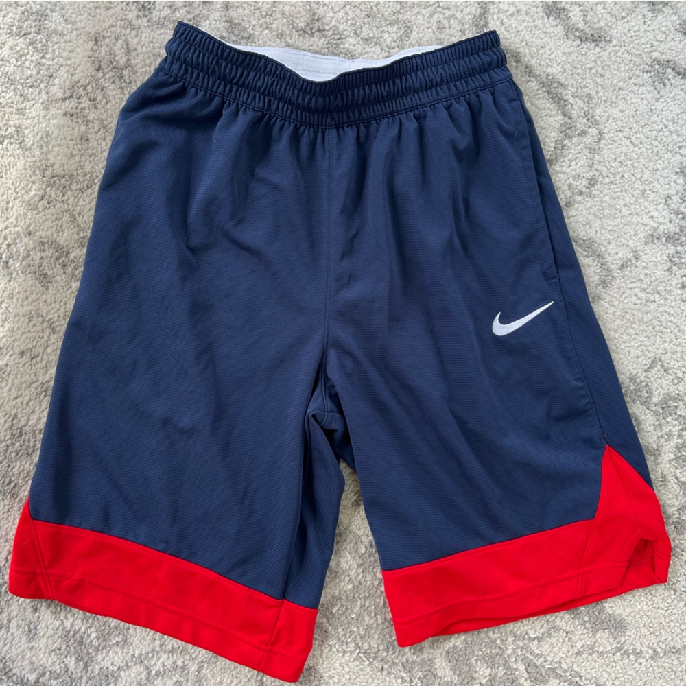 Nike Mens Small Navy and Red Athletic Shorts